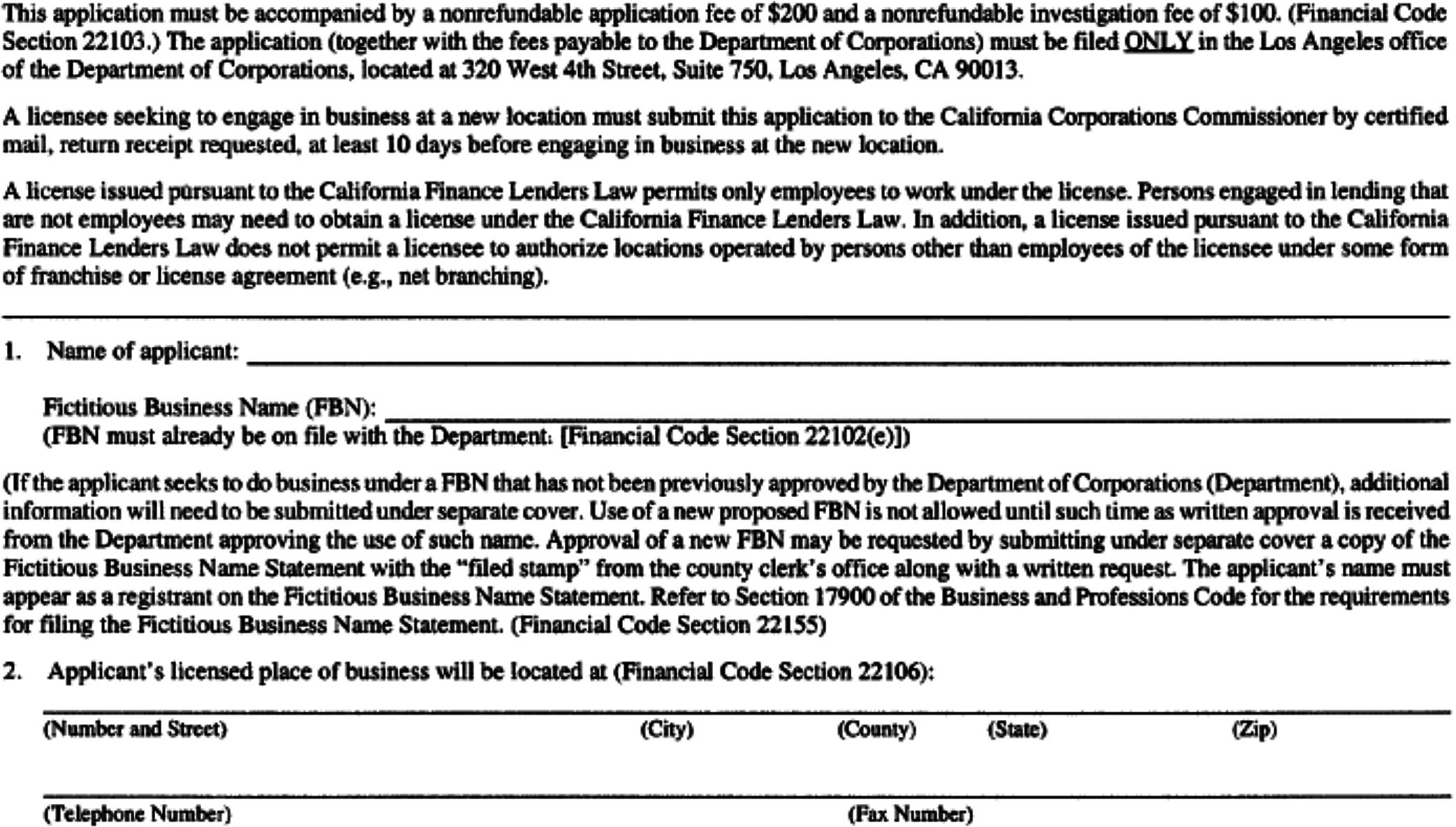 Image 1 within § 1423. Short Form Application for Licensees Seeking Additional Location License; Form.